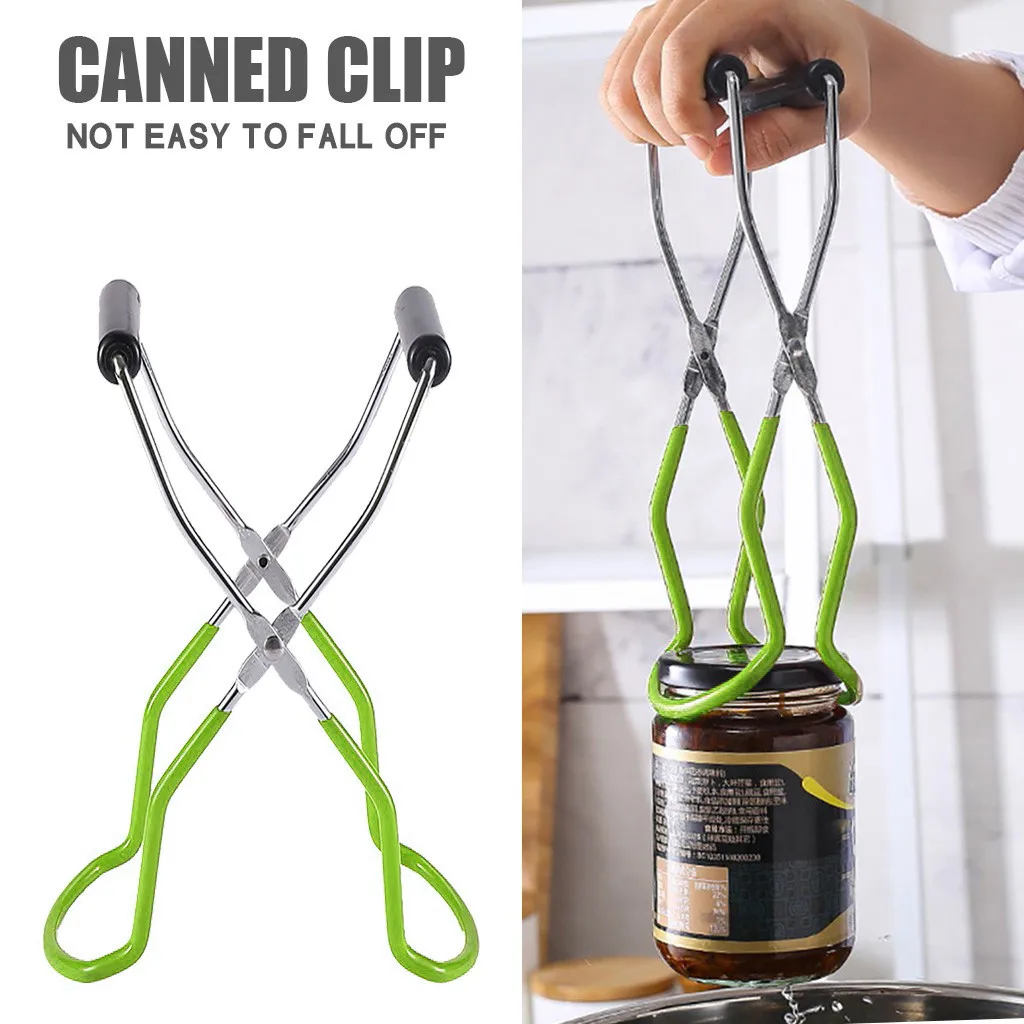 1Pcs Canning Jar Lifter Tongs Stainless Steel Jar Lifter with Grip Handle Wide Mouth Clip to Lift Jars Can Home kitchen Tool
1Pcs Canning Jar Lifter Tongs Stainless Steel Jar Lifter with Grip Handle Wide Mouth Clip to Lift Jars Can Home kitchen Tool