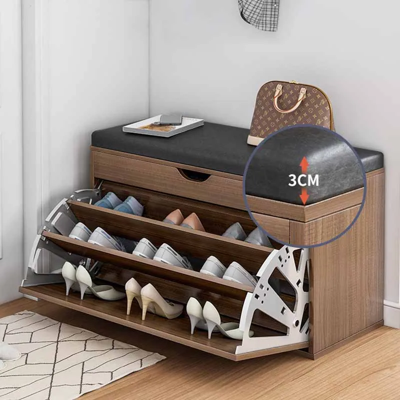 Household Entrance Bench Shoes Organizer Shelf Leather Shoes Cupboards Furniture Simple Entrance UltraThin Flip Shoe Rack
Household Entrance Bench Shoes Organizer Shelf Leather Shoes Cupboards Furniture Simple Entrance UltraThin Flip Shoe Rack