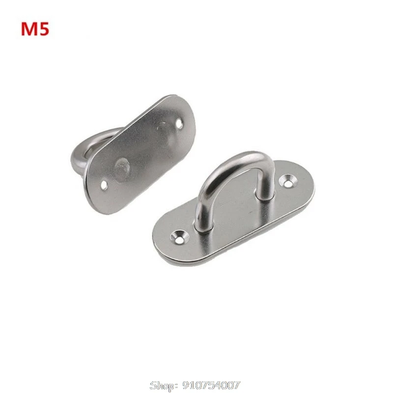 2pcs 304 Stainless Steel Oval Pad Eye Plate Marine Hardware Deck U-shaped Hook Loop D12 20 Dropship 
2pcs 304 Stainless Steel Oval Pad Eye Plate Marine Hardware Deck U-shaped Hook Loop D12 20 Dropship