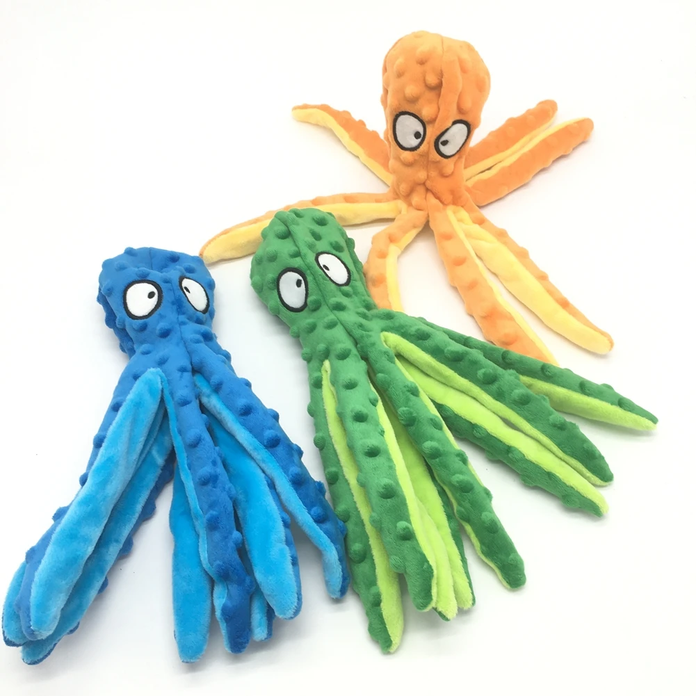 8 Legs Octopus Soft Stuffed Plush Squeaky Dog Chew Squeakers Toy Sounder Sounding Paper Bite Resistant Squeak Animal Toys
8 Legs Octopus Soft Stuffed Plush Squeaky Dog Chew Squeakers Toy Sounder Sounding Paper Bite Resistant Squeak Animal Toys