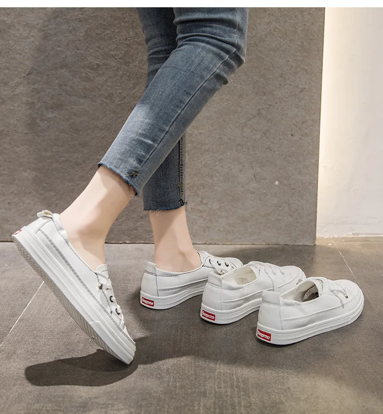 Women Soft Leather Sneakers White Casual Shoes Fashionable Comfortable Vulcanized Shoe Woman Lace-up Flats Autumn Sneaker40 U375
Women Soft Leather Sneakers White Casual Shoes Fashionable Comfortable Vulcanized Shoe Woman Lace-up Flats Autumn Sneaker40 U375