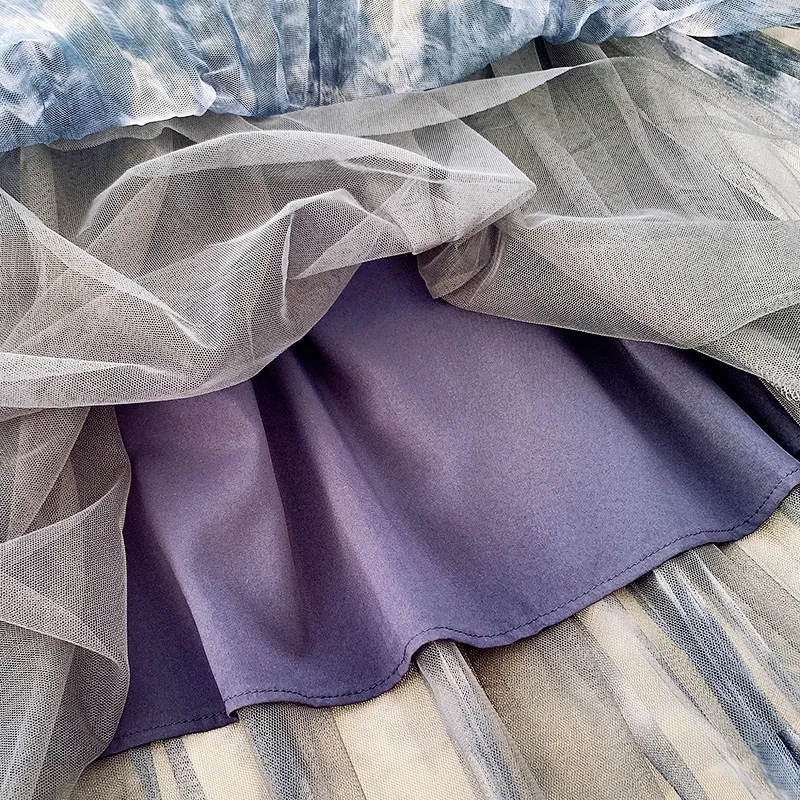 DVLWS Retro Smudge Mesh Skirt High Waist A-line Puffy Tie Dyed Skirts Women Elegant Pleated Skirt Elegant Printed Skirt 3 Colors
DVLWS Retro Smudge Mesh Skirt High Waist A-line Puffy Tie Dyed Skirts Women Elegant Pleated Skirt Elegant Printed Skirt 3 Colors