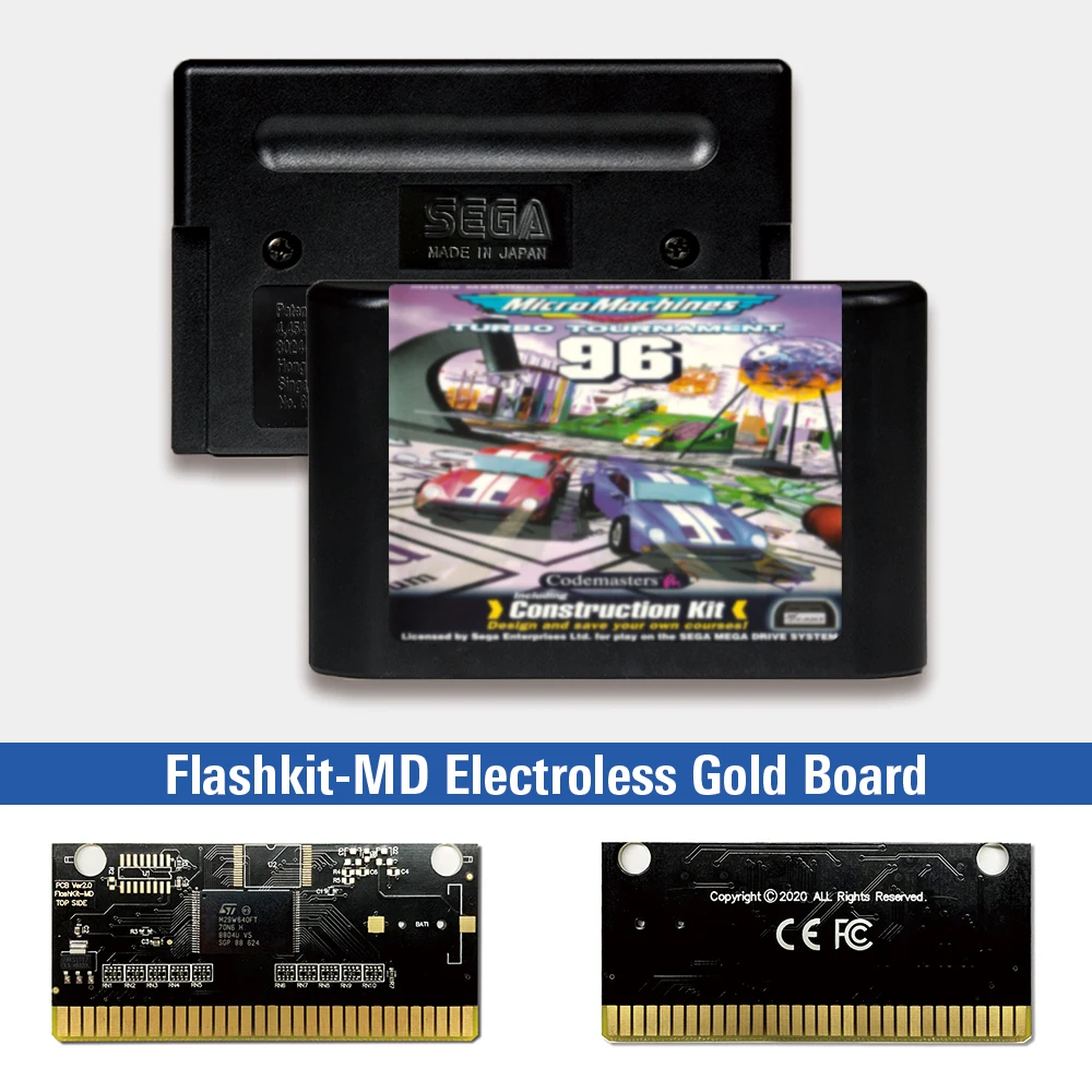 Микро-machines96-USA метки Flashkit MD никелевое золото схема на основе печатной платы для Sega Genesis Megadrive игровая консоль
Микро-machines96-USA метки Flashkit MD никелевое золото схема на основе печатной платы для Sega Genesis Megadrive игровая консоль