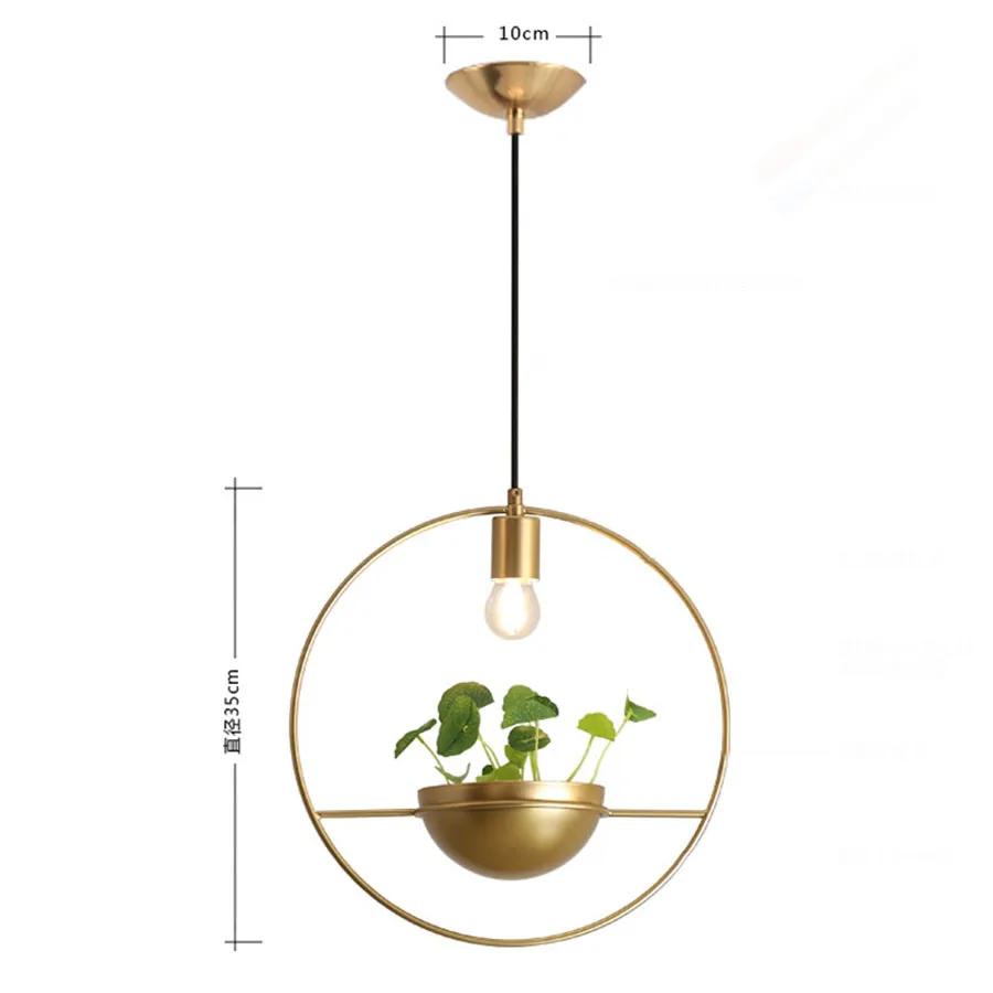 E27 Modern Gold Single Ring Pendant Lights Dining Room Bedroom Lighting Fixtures DIY Plant Decor LED Hanging Lamp
E27 Modern Gold Single Ring Pendant Lights Dining Room Bedroom Lighting Fixtures DIY Plant Decor LED Hanging Lamp