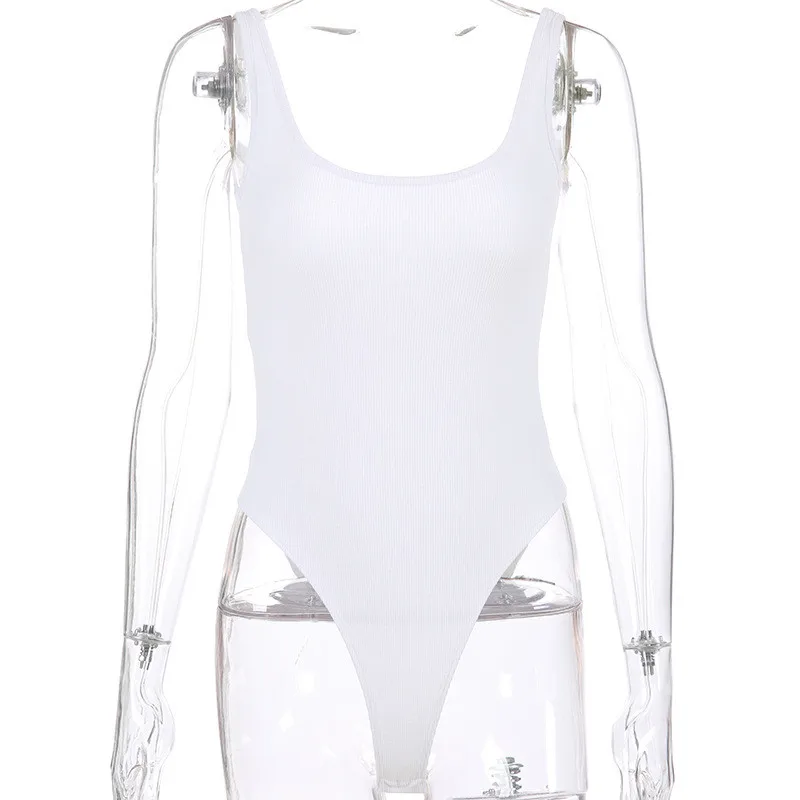 White Strappy Bodysuit Sexy Backless Ribbed Bodysuit Romper string femme sexy Sleeveless Tank Top gloved bodysuit Body Female
White Strappy Bodysuit Sexy Backless Ribbed Bodysuit Romper string femme sexy Sleeveless Tank Top gloved bodysuit Body Female