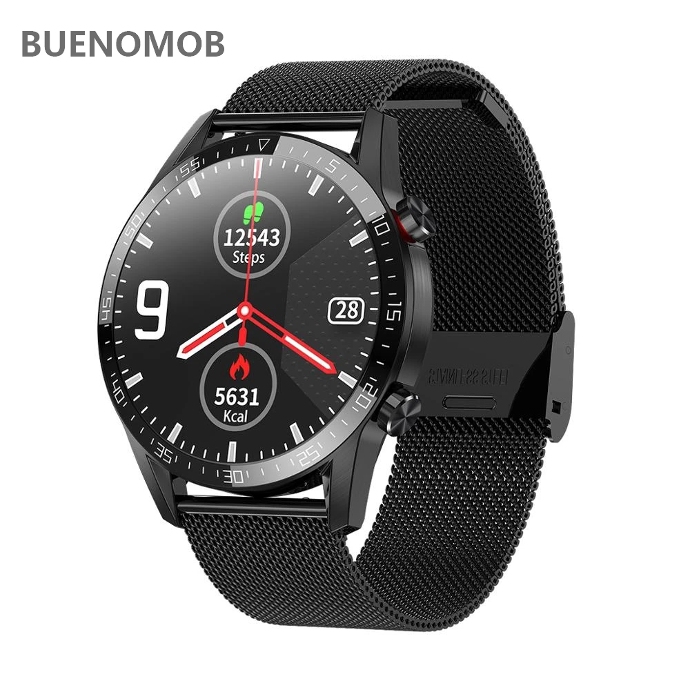 Смарт-часы BUENOMOB водонепроницаемые IP68 с поддержкой Bluetooth пульсометром ЭКГ + ППГ |