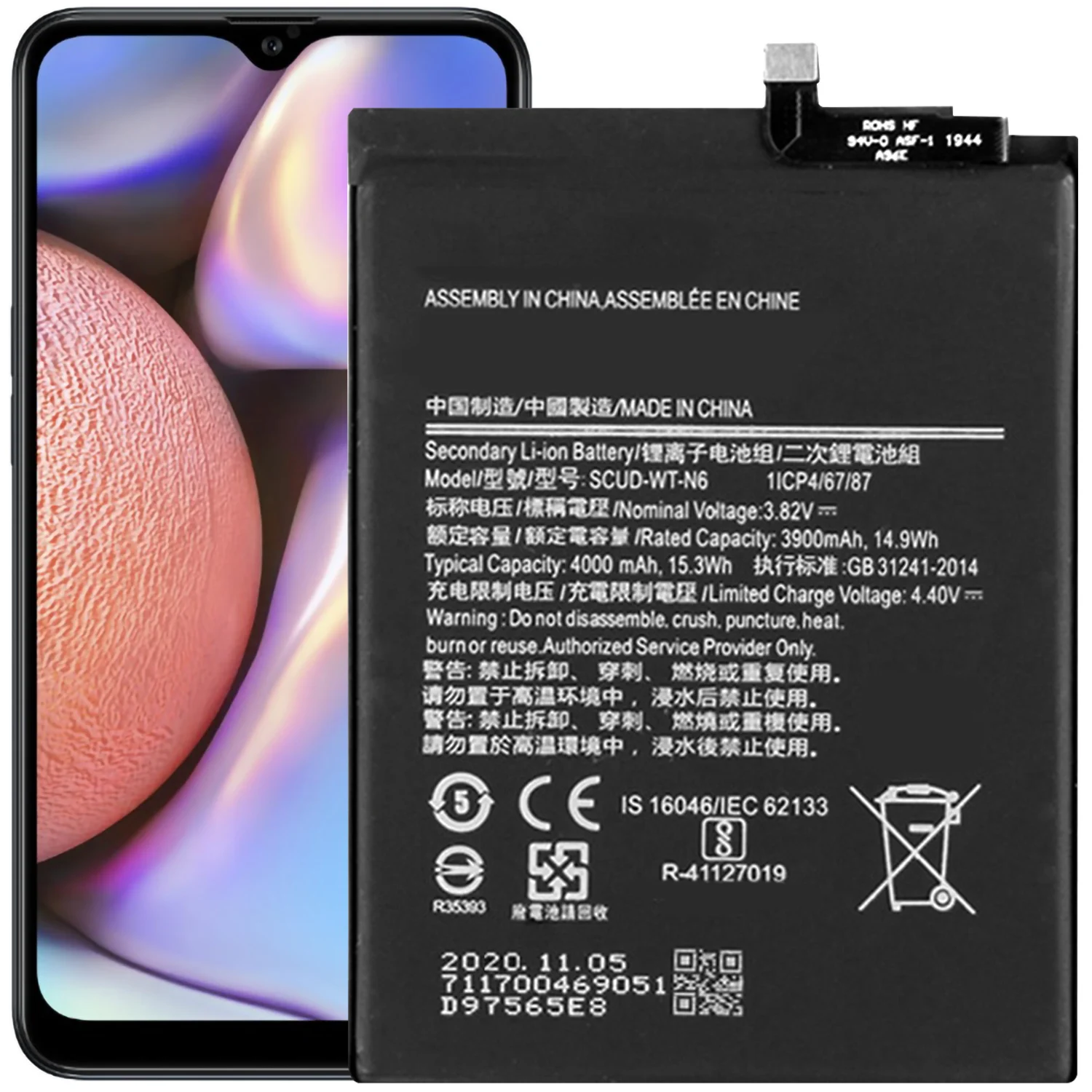 SCUD WT N6 аккумулятор для Samsung Galaxy A21 SM A215U1 запасная часть ремонта|Аккумуляторы