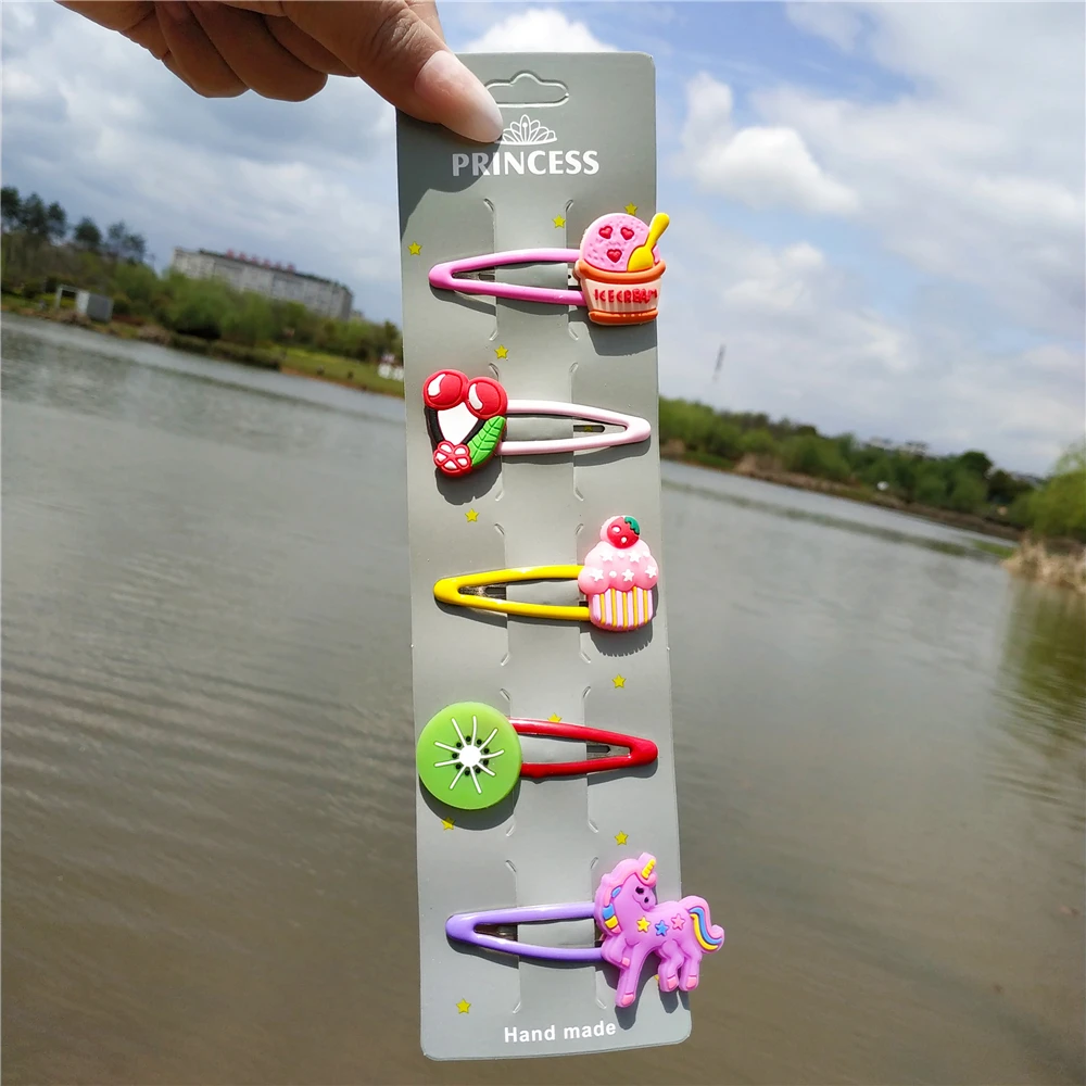 5 Pcs/lot Hairpins Unicorn Whale Ice Cream Alpaca Giraffe Hair Pins Clips for Kids Girls Hair Accessories Ornament Jewelry
5 Pcs/lot Hairpins Unicorn Whale Ice Cream Alpaca Giraffe Hair Pins Clips for Kids Girls Hair Accessories Ornament Jewelry
