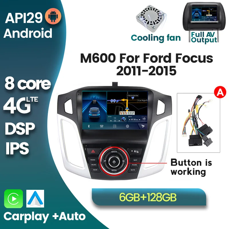 7862 Android 10 6G Автомобильный GPS радиоплеер для Ford Focus 3 2011 2012 2013 2014 2015 мультимедийный аудио bluetooth IPS экран без DVD
7862 Android 10 6G Автомобильный GPS радиоплеер для Ford Focus 3 2011 2012 2013 2014 2015 мультимедийный аудио bluetooth IPS экран без DVD
