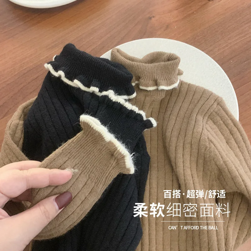 Детская водолазка, свитера, зимний стиль, новинка, свитер для девочек, детские однотонные вязаные клетки, свитер для малышей
Детская водолазка, свитера, зимний стиль, новинка, свитер для девочек, детские однотонные вязаные клетки, свитер для малышей