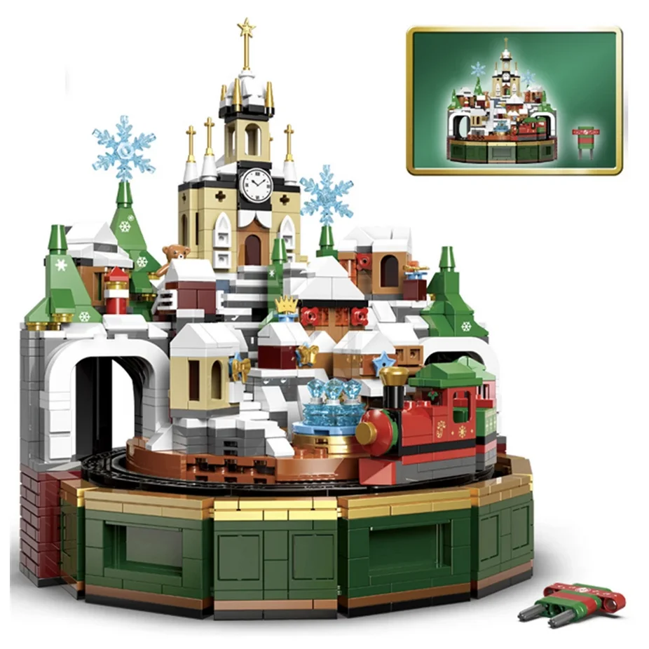 New Architecture Blocks Merry Christmas House Santa Claus Gingerbread Tree Building Blocks Bricks Toy Kids Christmas Gift
New Architecture Blocks Merry Christmas House Santa Claus Gingerbread Tree Building Blocks Bricks Toy Kids Christmas Gift