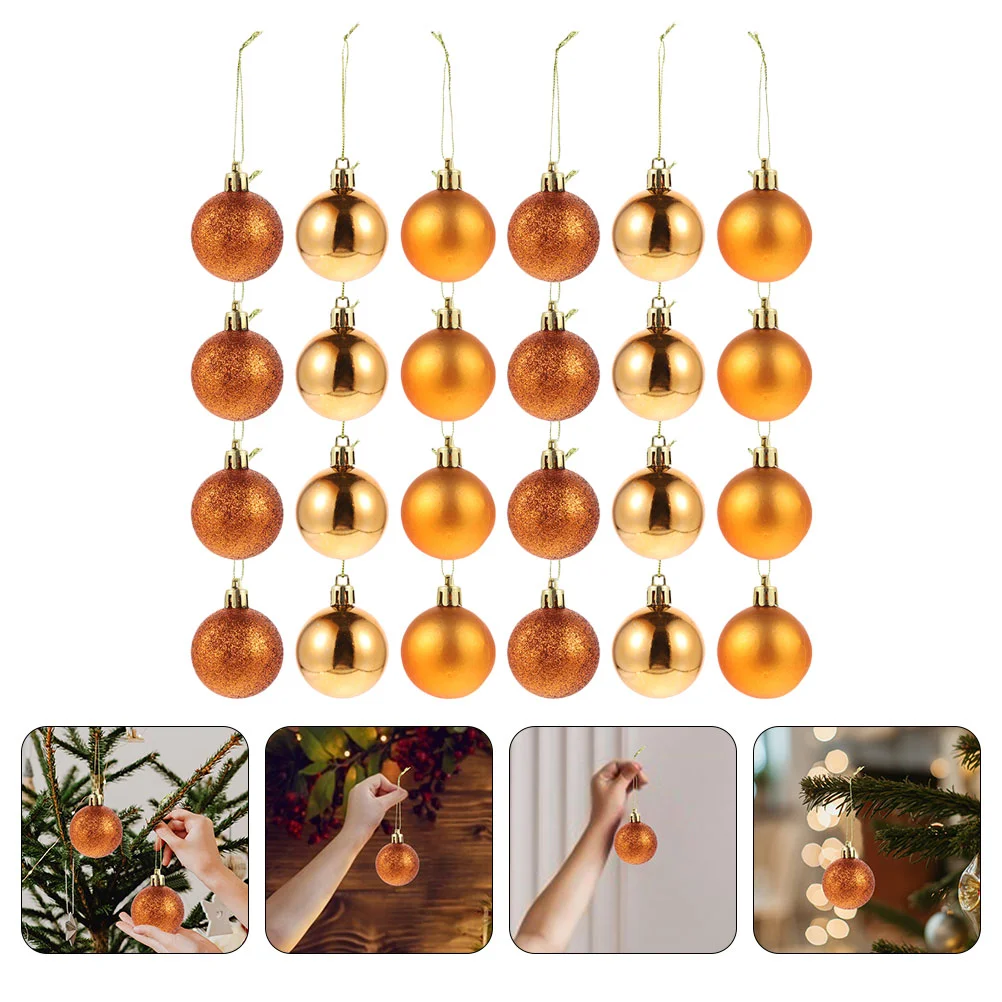 24 шт., декоративные подвески в виде рождественских шариков
24 шт., декоративные подвески в виде рождественских шариков