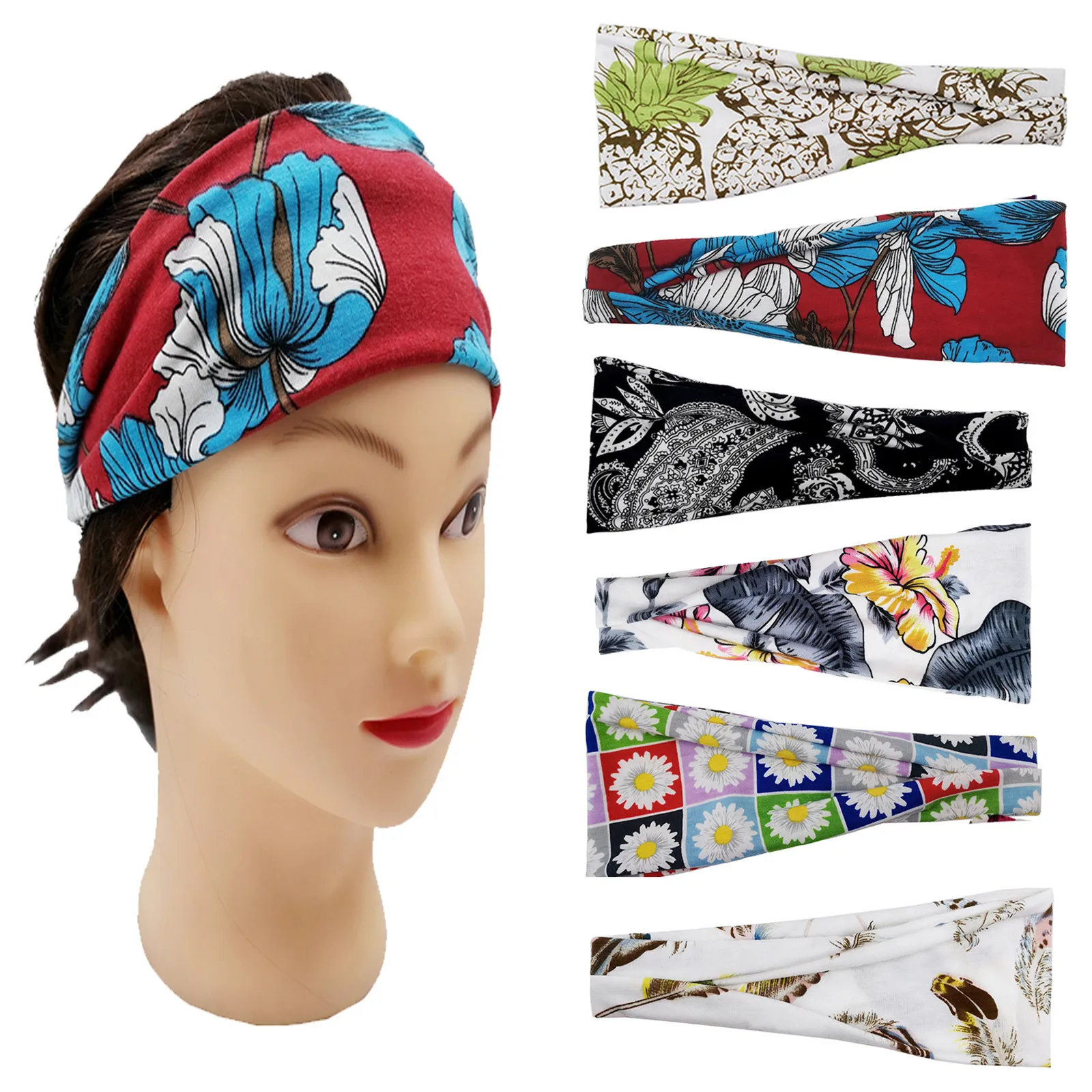 6 Pieces Of Women's Headband Headscarves Summer Bohemian Headband Floral Headband Bandage Headscarf Headgear Headgear Gift
6 Pieces Of Women's Headband Headscarves Summer Bohemian Headband Floral Headband Bandage Headscarf Headgear Headgear Gift