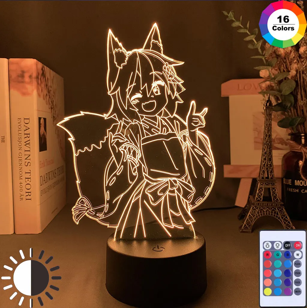3D Lamp The Helpful Fox Nightlight Color Changing Usb Battery Night Light for Girls Senko Bedroom Decor Light Xmas Birthday
3D Lamp The Helpful Fox Nightlight Color Changing Usb Battery Night Light for Girls Senko Bedroom Decor Light Xmas Birthday