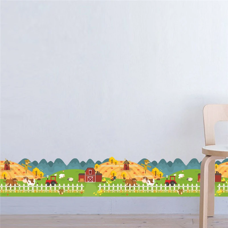 Мультяшные наклейки на стену с животными и фермами для детской комнаты, спальни, детского сада, плинтус, украшение для дома, самодельная рос...
Мультяшные наклейки на стену с животными и фермами для детской комнаты, спальни, детского сада, плинтус, украшение для дома, самодельная рос...