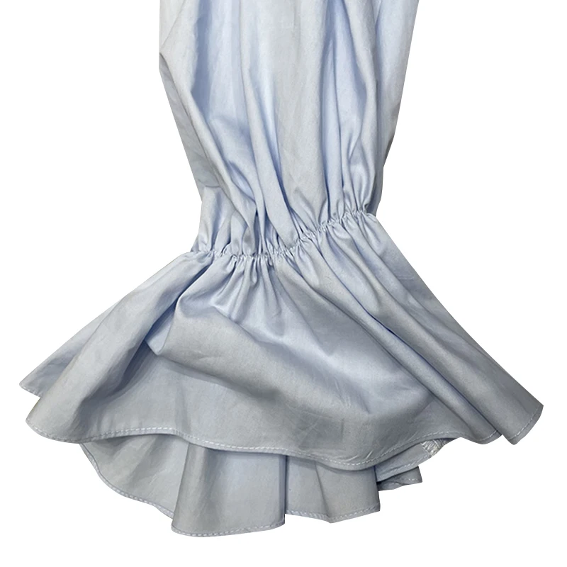 VGH Sweet Patchwork Lace Dress For Women V Neck Lantern Long Sleeve High Waist Loose Casual Dresses Female 2021 Tide Clothing
VGH Sweet Patchwork Lace Dress For Women V Neck Lantern Long Sleeve High Waist Loose Casual Dresses Female 2021 Tide Clothing