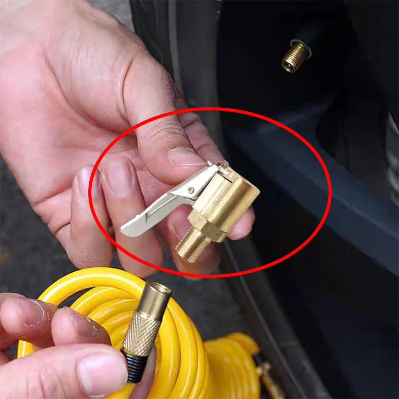 Car Auto Brass 8mm Tyre Wheel Tire Air Chuck Inflator Pump Valve Clip Clamp Connector Adapter Car Accessories for Compressor
Car Auto Brass 8mm Tyre Wheel Tire Air Chuck Inflator Pump Valve Clip Clamp Connector Adapter Car Accessories for Compressor