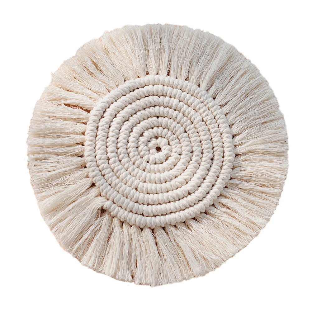 5-10pcs Cotton Braid Coaster Handmade Macrame Cup Cushion Bohemia Style Non-slip Cup Mat
5-10pcs Cotton Braid Coaster Handmade Macrame Cup Cushion Bohemia Style Non-slip Cup Mat