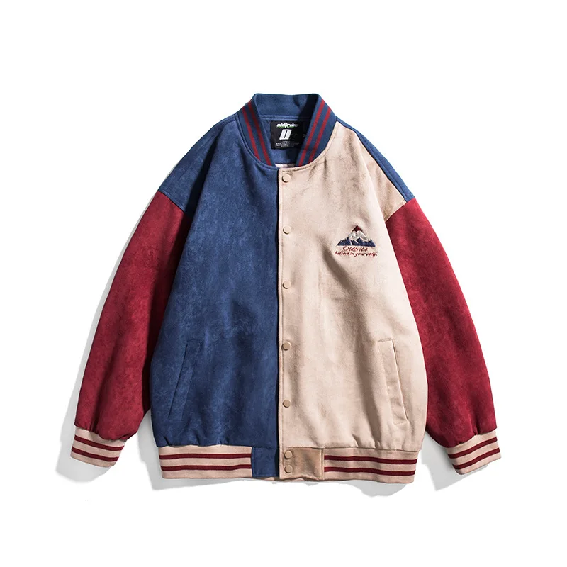 Retro Patchwork Oversized Loose Baseball Jacket Men New Spring Embroidery Women's Men's Bomber Jacket Unisex Couple Varsity
Retro Patchwork Oversized Loose Baseball Jacket Men New Spring Embroidery Women's Men's Bomber Jacket Unisex Couple Varsity