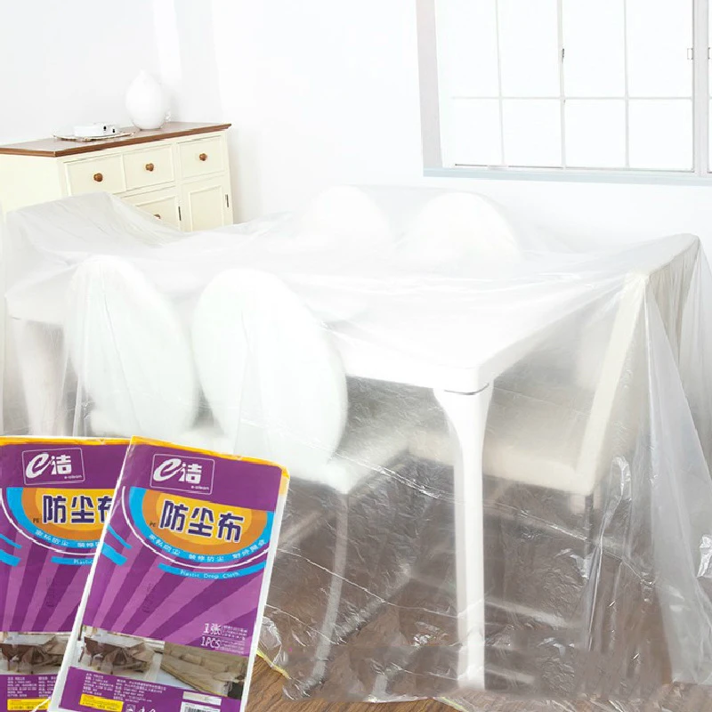 New Waterproof Protective Cover Sheet Polythylene Dust Sheet Large Outdoor Home Plastic Clear Waterproof Cover
New Waterproof Protective Cover Sheet Polythylene Dust Sheet Large Outdoor Home Plastic Clear Waterproof Cover