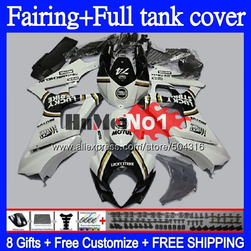 +Tank Kit For SUZUKI GSX-R1000 GSXR 1000 1000CC CC 69MC.87 Lucky white GSXR-1000 GSX R1000 GSXR1000 K7 07 08 2007 2008 Fairing
+Tank Kit For SUZUKI GSX-R1000 GSXR 1000 1000CC CC 69MC.87 Lucky white GSXR-1000 GSX R1000 GSXR1000 K7 07 08 2007 2008 Fairing