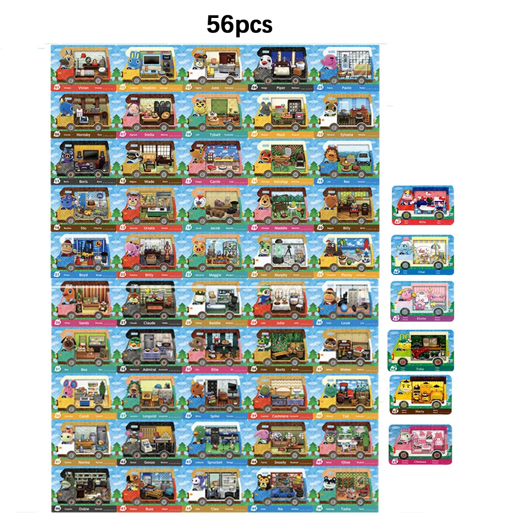 Лист животного croxxing sanrioed замок 56 шт. nfc карта для NS игровой коммутатор/Lite amxxbo новый лист карты Добро пожаловать серии 
Лист животного croxxing sanrioed замок 56 шт. nfc карта для NS игровой коммутатор/Lite amxxbo новый лист карты Добро пожаловать серии