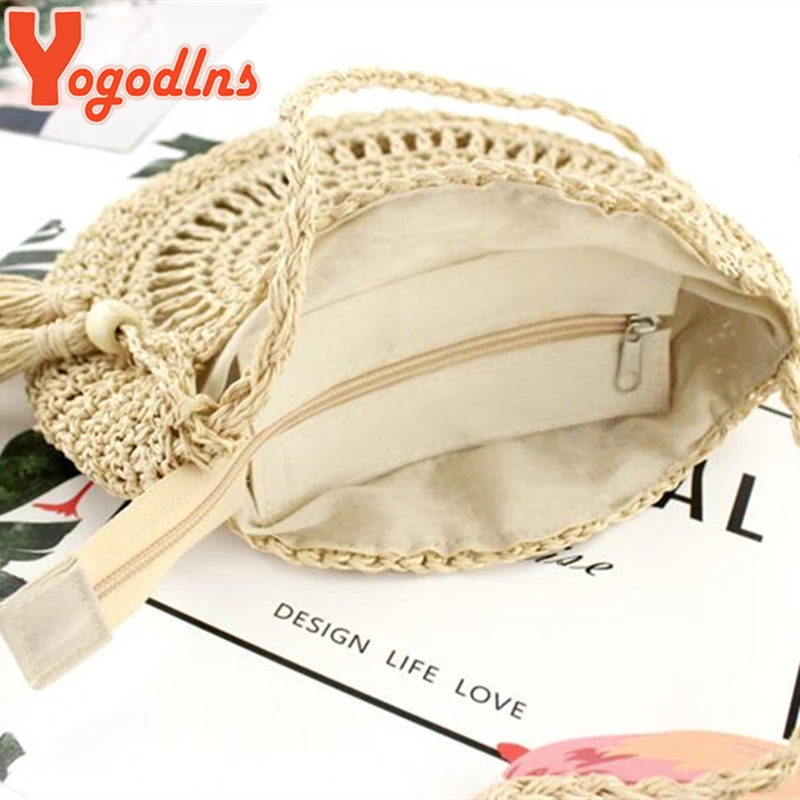 Round Soft Paper Rope Shoulder Bag Tassel Summer Beach Handmade Crossbody Bags Women Hollow Straw Bag Circle Rattan Bag
Round Soft Paper Rope Shoulder Bag Tassel Summer Beach Handmade Crossbody Bags Women Hollow Straw Bag Circle Rattan Bag