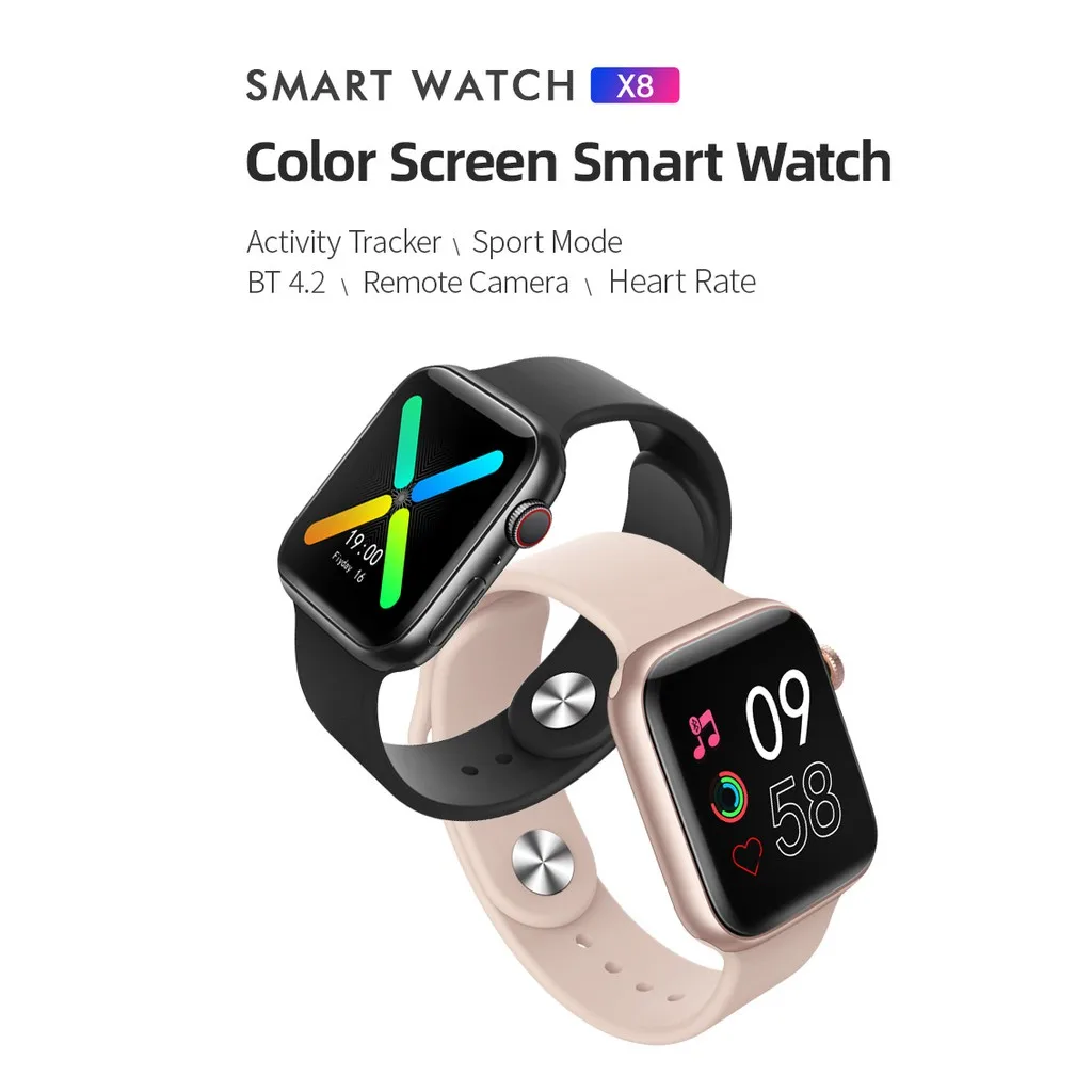 X8 Smart Watch1.54inch Full Touch Screen Bluetooth Call Sports smartwatch Heart Rate Blood Pressure Fitness Tracker Fast
X8 Smart Watch1.54inch Full Touch Screen Bluetooth Call Sports smartwatch Heart Rate Blood Pressure Fitness Tracker Fast