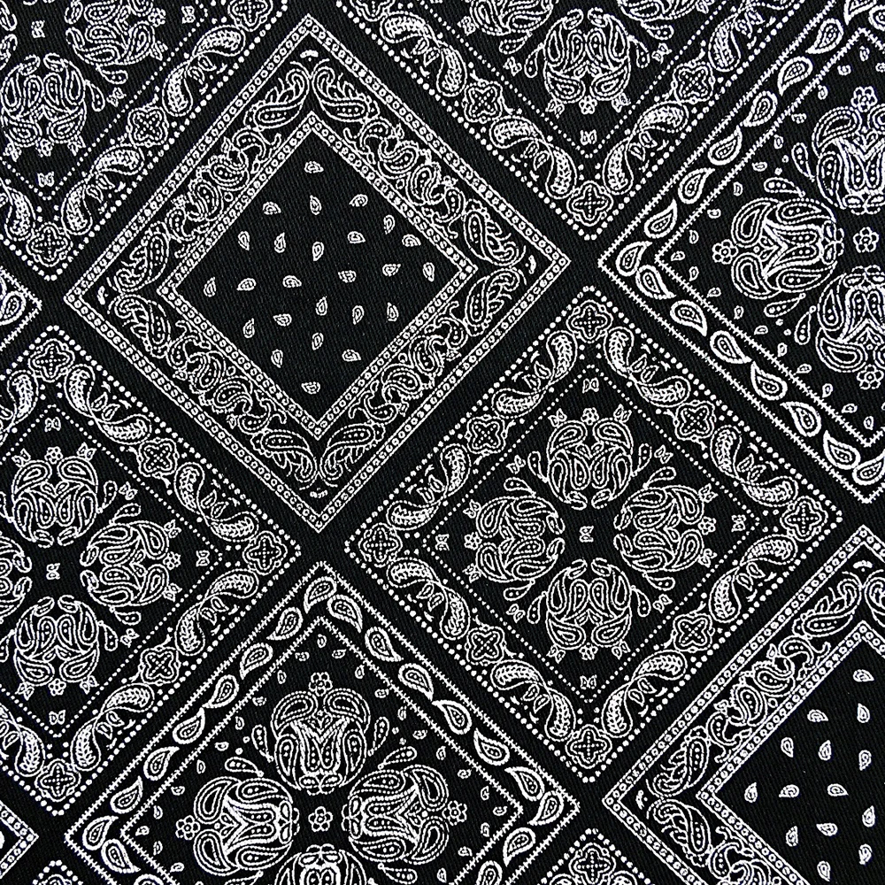 Толстая черная ткань для джинсов с принтом в стиле бохо, ткань для шитья «сделай сам», штаны для лоскутного шитья, материалы для одежды, Экол... 
Толстая черная ткань для джинсов с принтом в стиле бохо, ткань для шитья «сделай сам», штаны для лоскутного шитья, материалы для одежды, Экол...