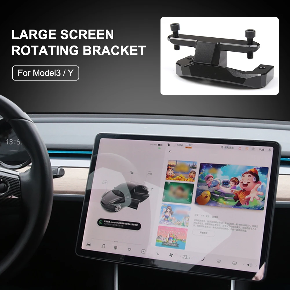2021 Tesla Model 3 Y 2020 Model 3Rotating Bracket Center Console Screen Swivel Bracket Navigation Holder Aluminum Aloy
2021 Tesla Model 3 Y 2020 Model 3Rotating Bracket Center Console Screen Swivel Bracket Navigation Holder Aluminum Aloy