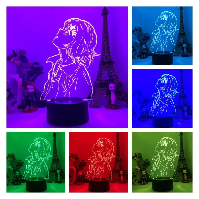 

Tokyo corpse turtle night light 3D magic light hot game light bedroom decoration LED light atmosphere bedside night light