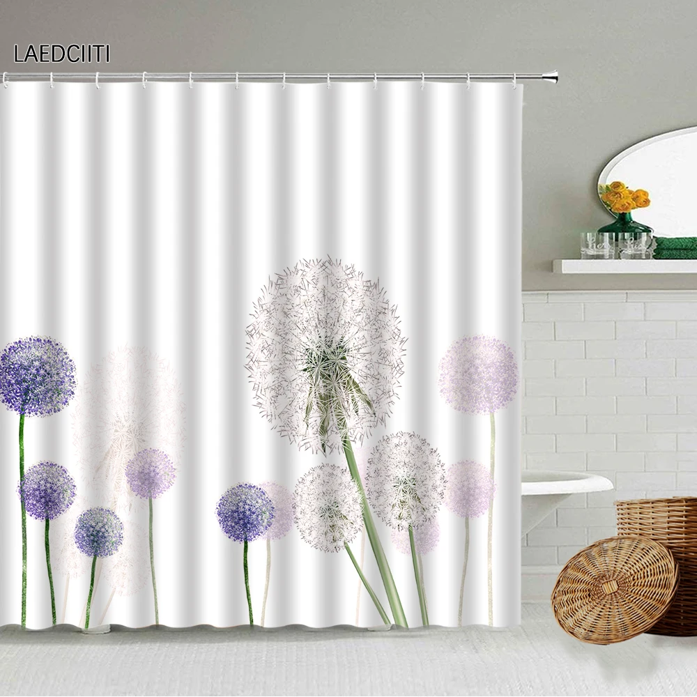 Dandelion Shower Curtain Set Flying Seed Pattern Flower Plant Landscape Home Bathroom Decoration Hanging Curtain Bathtub Screens 
Dandelion Shower Curtain Set Flying Seed Pattern Flower Plant Landscape Home Bathroom Decoration Hanging Curtain Bathtub Screens