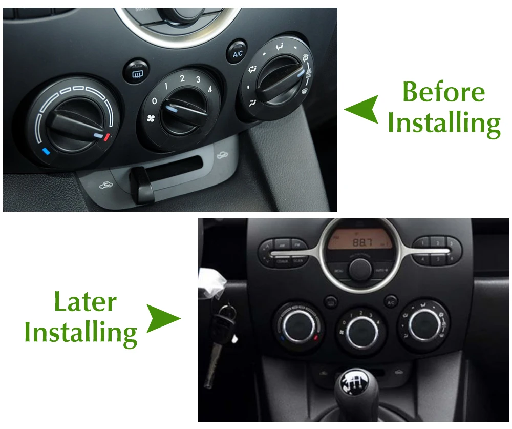 3 шт./лот подходят для MAZDA 2 M2 DEMIO 07-14 ручки переключателя кнопки управления