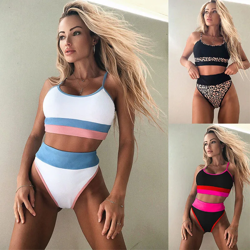 Sexy High Waist Push Up 2 Piece Bikini Set Women Swimsuits Print Biquini Bathing Suits Brazilian Bikinis 2021 Summer
Sexy High Waist Push Up 2 Piece Bikini Set Women Swimsuits Print Biquini Bathing Suits Brazilian Bikinis 2021 Summer