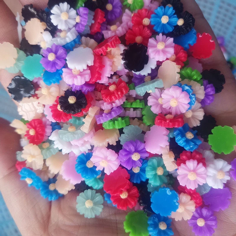 100 pcs 10mm Small Dais Cabochons, Daisy Resin Cabochons,for nail art,for child Hair accessories,Flower Cabochons(7003-430)
100 pcs 10mm Small Dais Cabochons, Daisy Resin Cabochons,for nail art,for child Hair accessories,Flower Cabochons(7003-430)