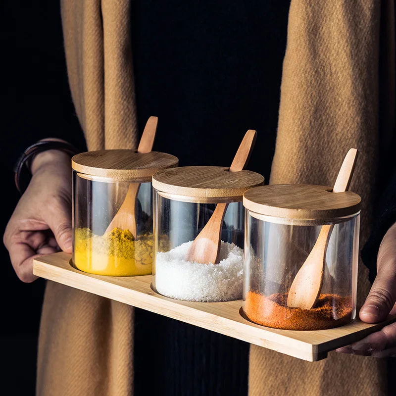 Storage Jar Set for Glasses, Wooden Container with Lid To Store Sweets, Cookies, Tea, Coffee Beans, Spices, Cereals, Snacks
Storage Jar Set for Glasses, Wooden Container with Lid To Store Sweets, Cookies, Tea, Coffee Beans, Spices, Cereals, Snacks