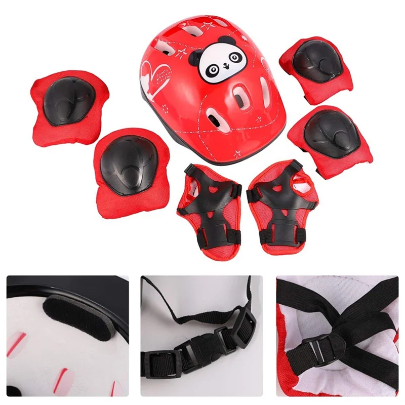 Комплект защитной экипировки для шлема наколенники и накладки на запястье