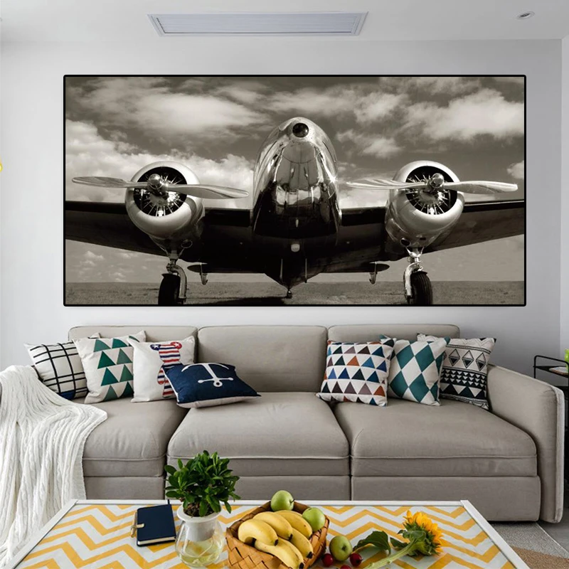 Modern Classic Vintage Airplane Flying In The Air Posters and Prints Wall Art Canvas Painting Wall Art Pictures for Living Room
Modern Classic Vintage Airplane Flying In The Air Posters and Prints Wall Art Canvas Painting Wall Art Pictures for Living Room