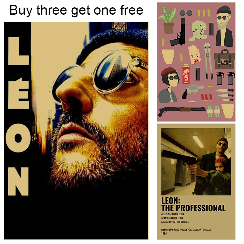 A3 A4 Kraft Paper Poster Leon Retro Movie Poster Home Decoration Living Room Study Room Retro Decoration Wall Art
A3 A4 Kraft Paper Poster Leon Retro Movie Poster Home Decoration Living Room Study Room Retro Decoration Wall Art