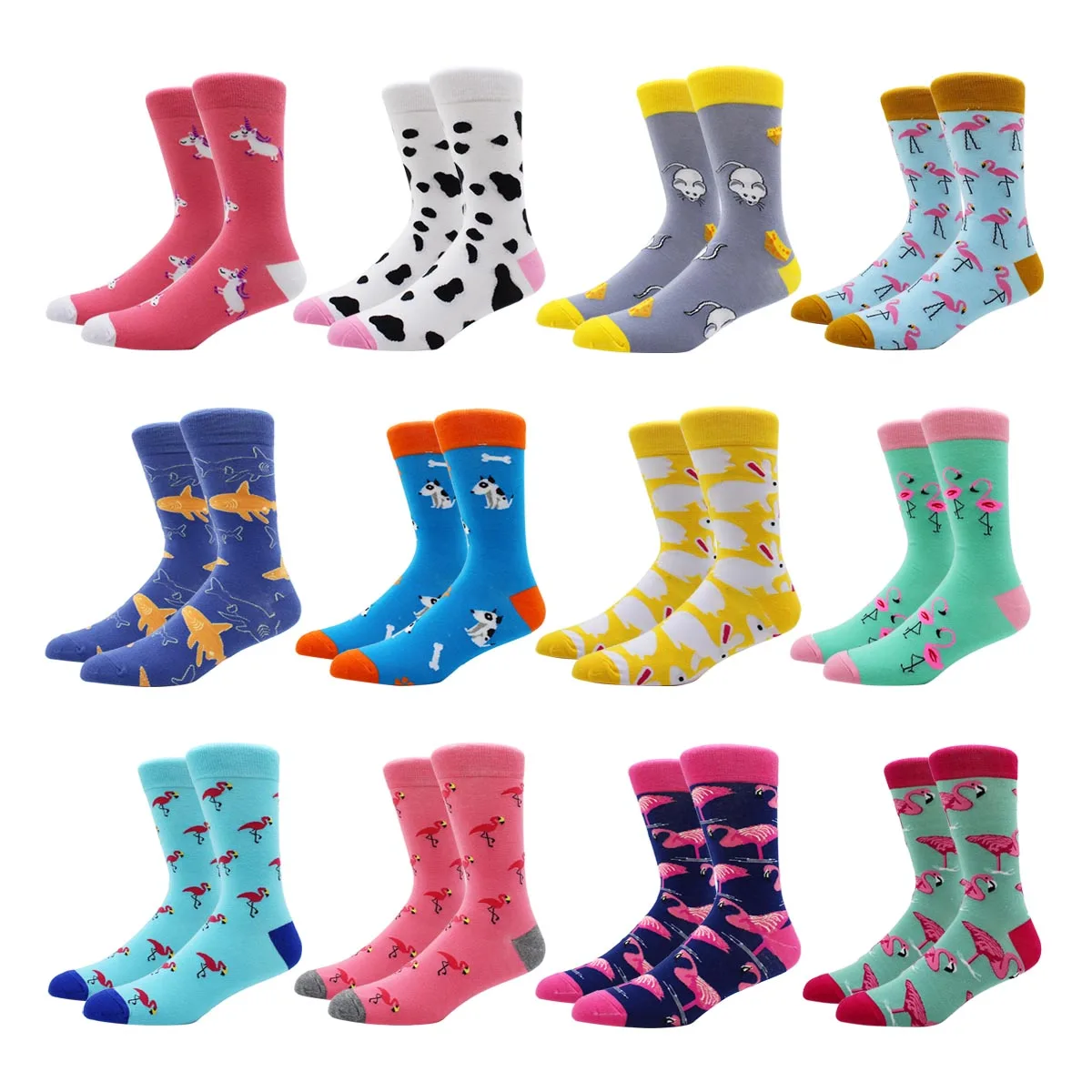 Drop Shipping Hot sale Combed Cotton Fashion Hip Hop Man and Woman Socks Happy Casual Dress Flamingo Animal Funny Men Scoks
Drop Shipping Hot sale Combed Cotton Fashion Hip Hop Man and Woman Socks Happy Casual Dress Flamingo Animal Funny Men Scoks