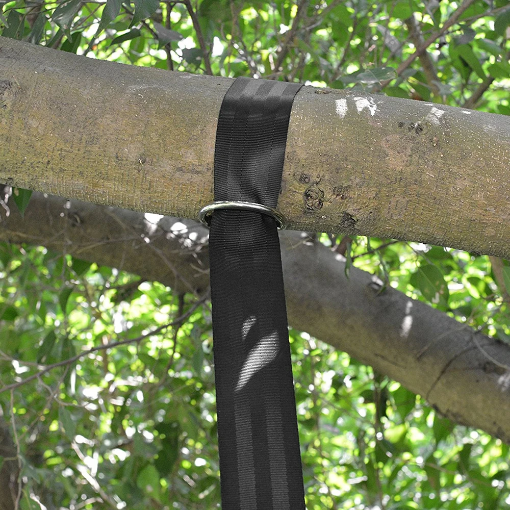 Tree Swing Hanging Straps 1000kg/2204lb Strong Bearing Capacity Non-Stretch Swing Hanging Kit with Safety Lock Carabiners
Tree Swing Hanging Straps 1000kg/2204lb Strong Bearing Capacity Non-Stretch Swing Hanging Kit with Safety Lock Carabiners