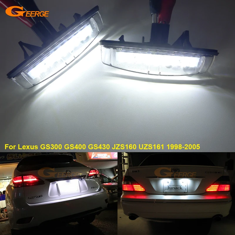 Для Lexus GS300 GS400 GS430 JZS160 UZS161 1998 2005 ультра яркий Smd светодиодный светильник номерного