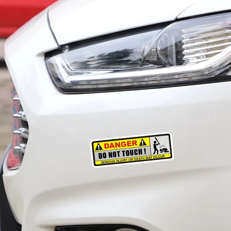 2X DANGER Car Sticker Funny DO NOT TOUCH Decorative Accessories Creative Sunscreen Waterproof PVC,16CM*5CM
2X DANGER Car Sticker Funny DO NOT TOUCH Decorative Accessories Creative Sunscreen Waterproof PVC,16CM*5CM