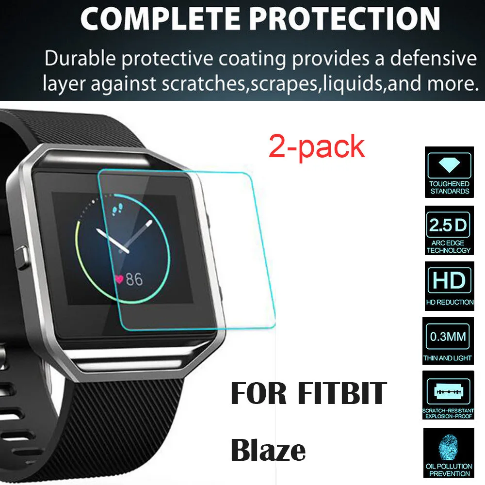 2 шт./упаковка прозрачная защитная пленка для смарт часов Fitbit