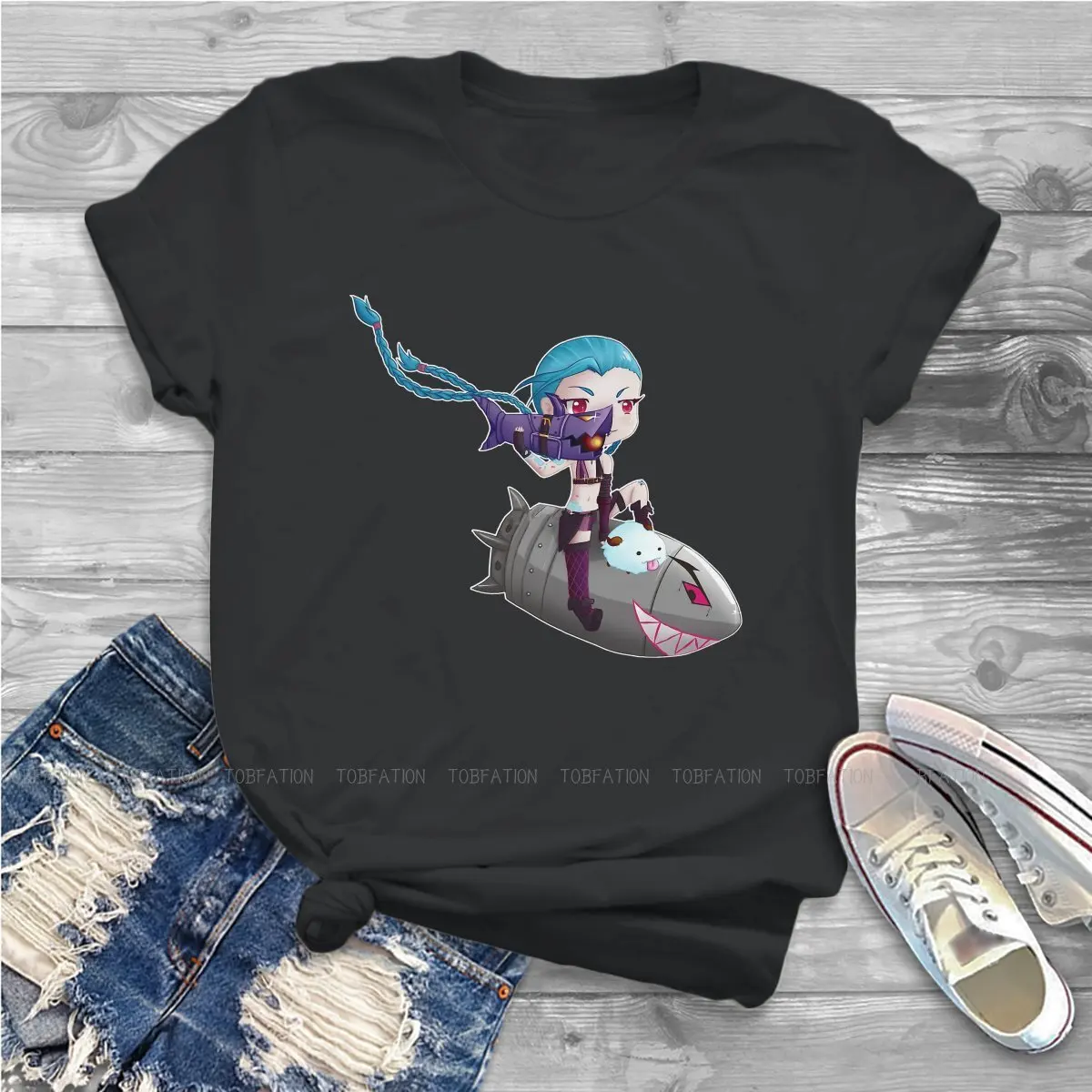 Chibi Jinx Female Shirts Arcane League of Legends Vintage Women Clothes Harajuku Casual Feminine Blusas
Chibi Jinx Female Shirts Arcane League of Legends Vintage Women Clothes Harajuku Casual Feminine Blusas