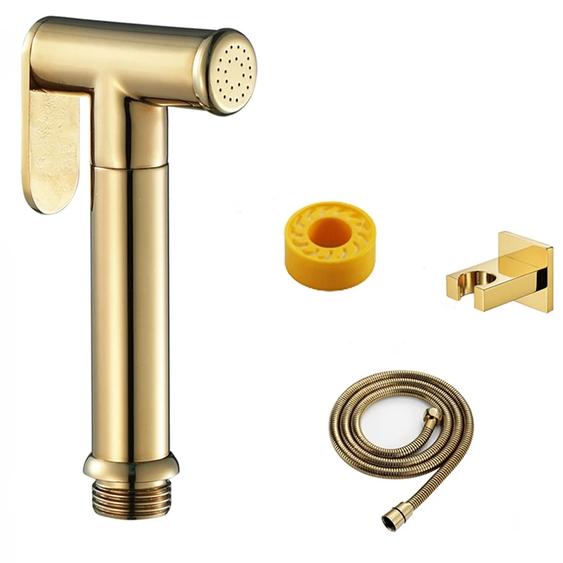 Hand Held Toilet Bidet Sprayer Hot And Cold Solid Brass Shower Faucet Mixer Bathroom Douche Kit
Hand Held Toilet Bidet Sprayer Hot And Cold Solid Brass Shower Faucet Mixer Bathroom Douche Kit