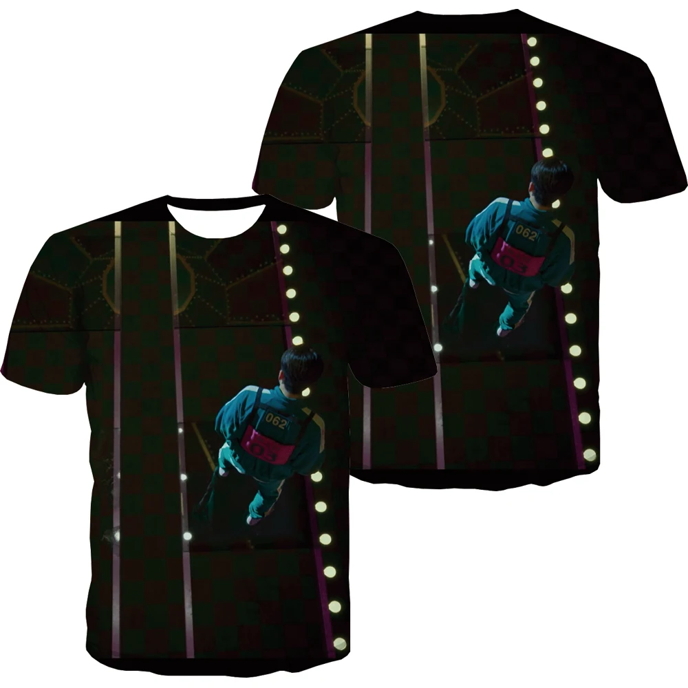 3d Tshirt Squid Game T shirt Men Funny Anime Clothes Novel Tshirts Casual Harajuku Shirt Print Mens Clothing Hip hop Cool Male
3d Tshirt Squid Game T shirt Men Funny Anime Clothes Novel Tshirts Casual Harajuku Shirt Print Mens Clothing Hip hop Cool Male