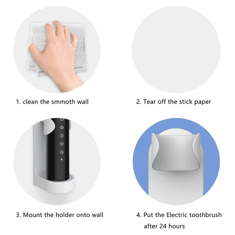 Electric Toothbrush Holder Bathroom Holder Wall Mount Storage Set Organizer Electric Toothbrush Body Base Stander 4PCS
Electric Toothbrush Holder Bathroom Holder Wall Mount Storage Set Organizer Electric Toothbrush Body Base Stander 4PCS