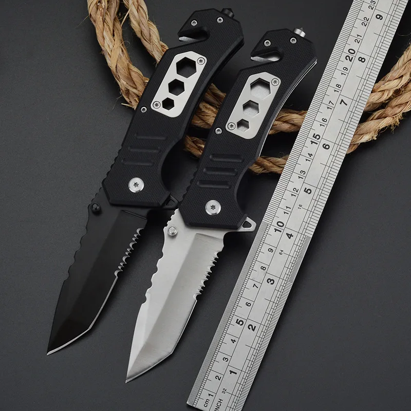 G10B Handle Outdoor Tactical High Hardness Folding Knife Survival Multifunctional Folding Knife 56HRC Pocket Knifes
G10B Handle Outdoor Tactical High Hardness Folding Knife Survival Multifunctional Folding Knife 56HRC Pocket Knifes