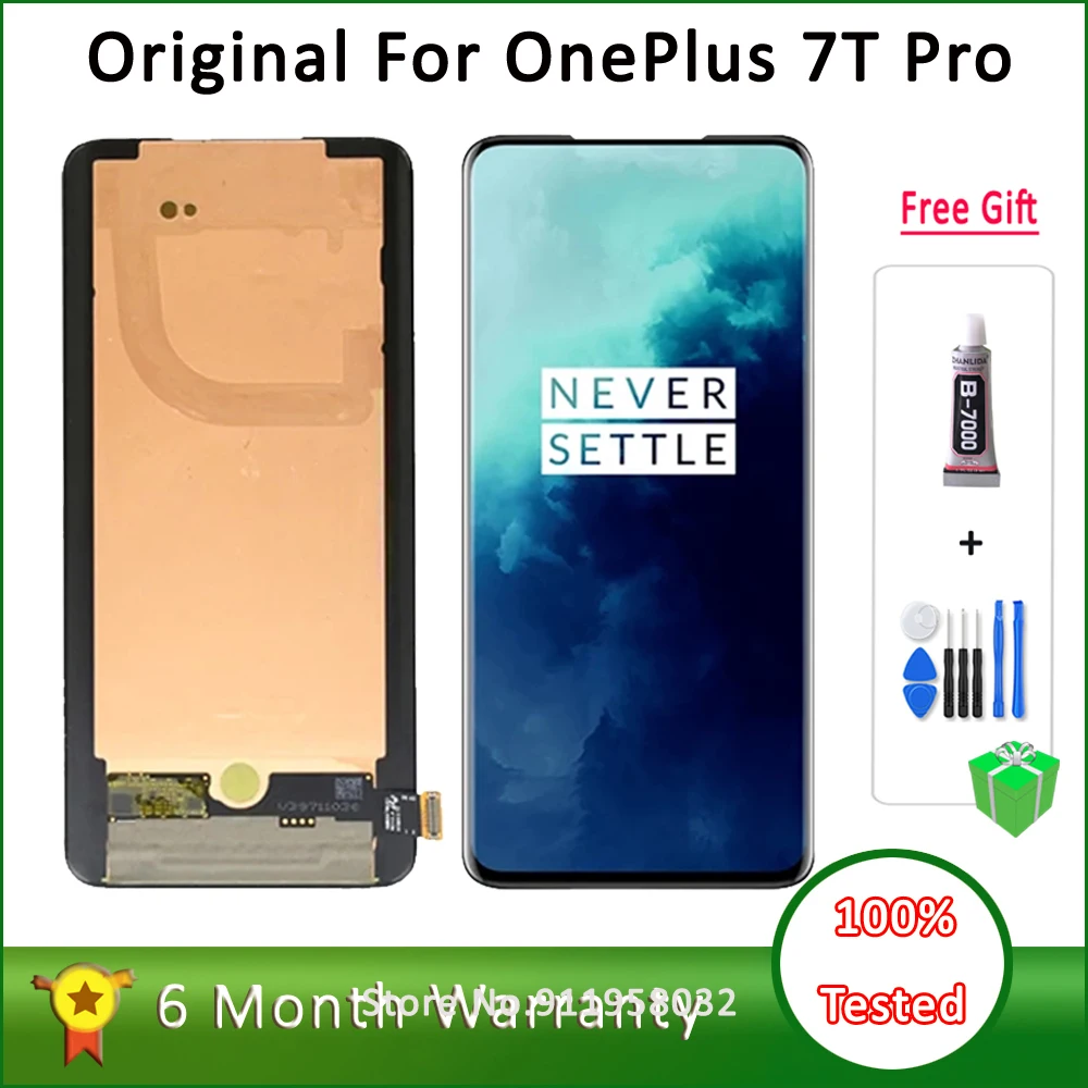 Оригинальный AMOLED 6,67 "ЖК-дисплей для OnePlus 7T Pro, сенсорный экран с дигитайзером в сборе для One Plus 7T Pro, сменный ЖК-экран
Оригинальный AMOLED 6,67 "ЖК-дисплей для OnePlus 7T Pro, сенсорный экран с дигитайзером в сборе для One Plus 7T Pro, сменный ЖК-экран